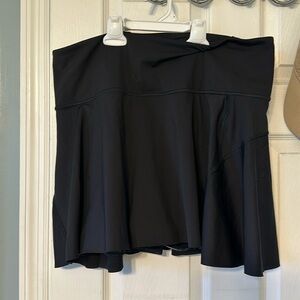 Black Athleta Ace Tennis skirt 13.5”